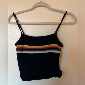 Brandy Melville Stripped Cami Crop Top